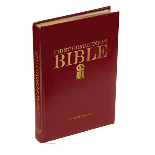 Aquinas Kids First Communion Bible - Burgundy