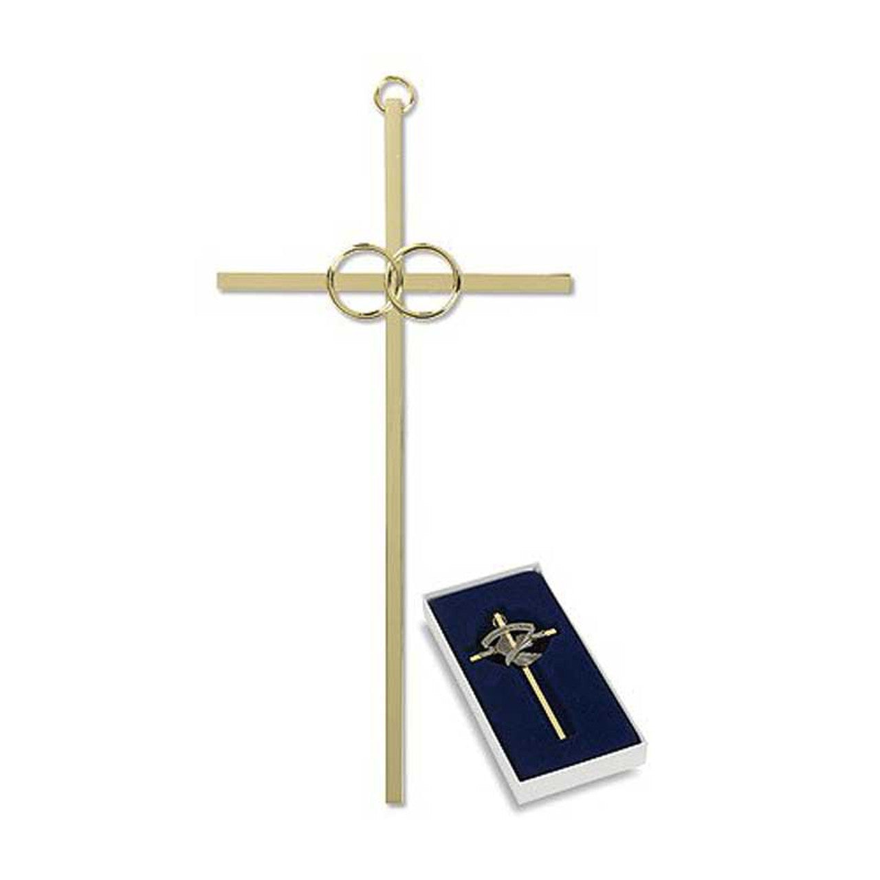 Brass Wedding Cross