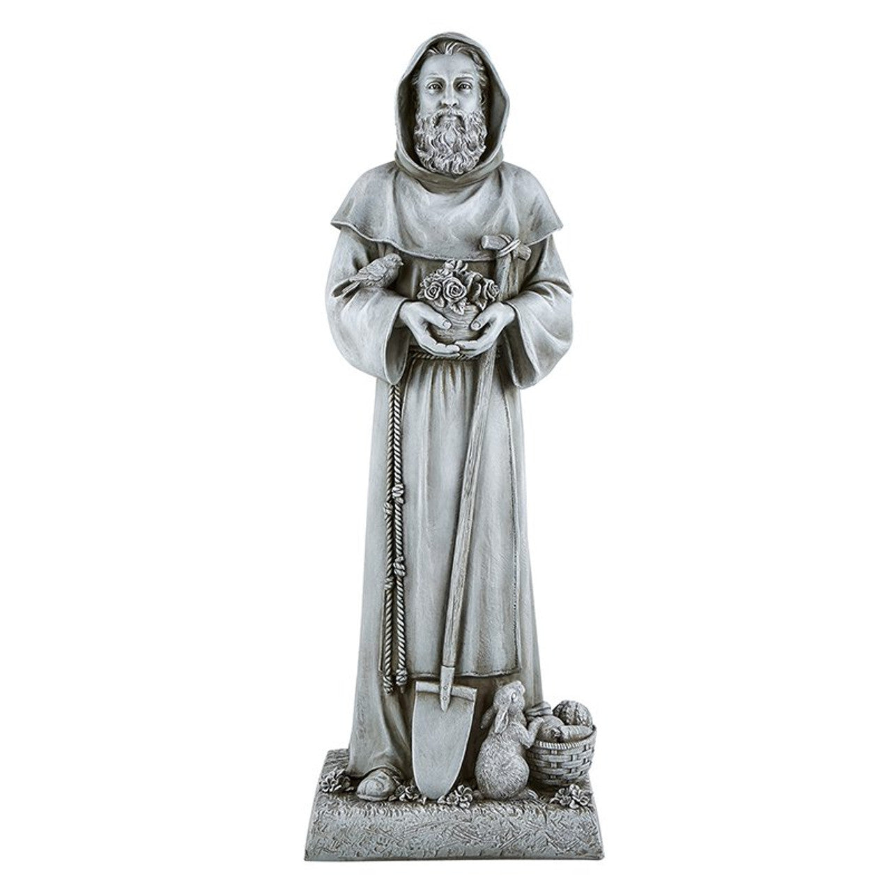 24" H Saint Fiacre Garden Statue