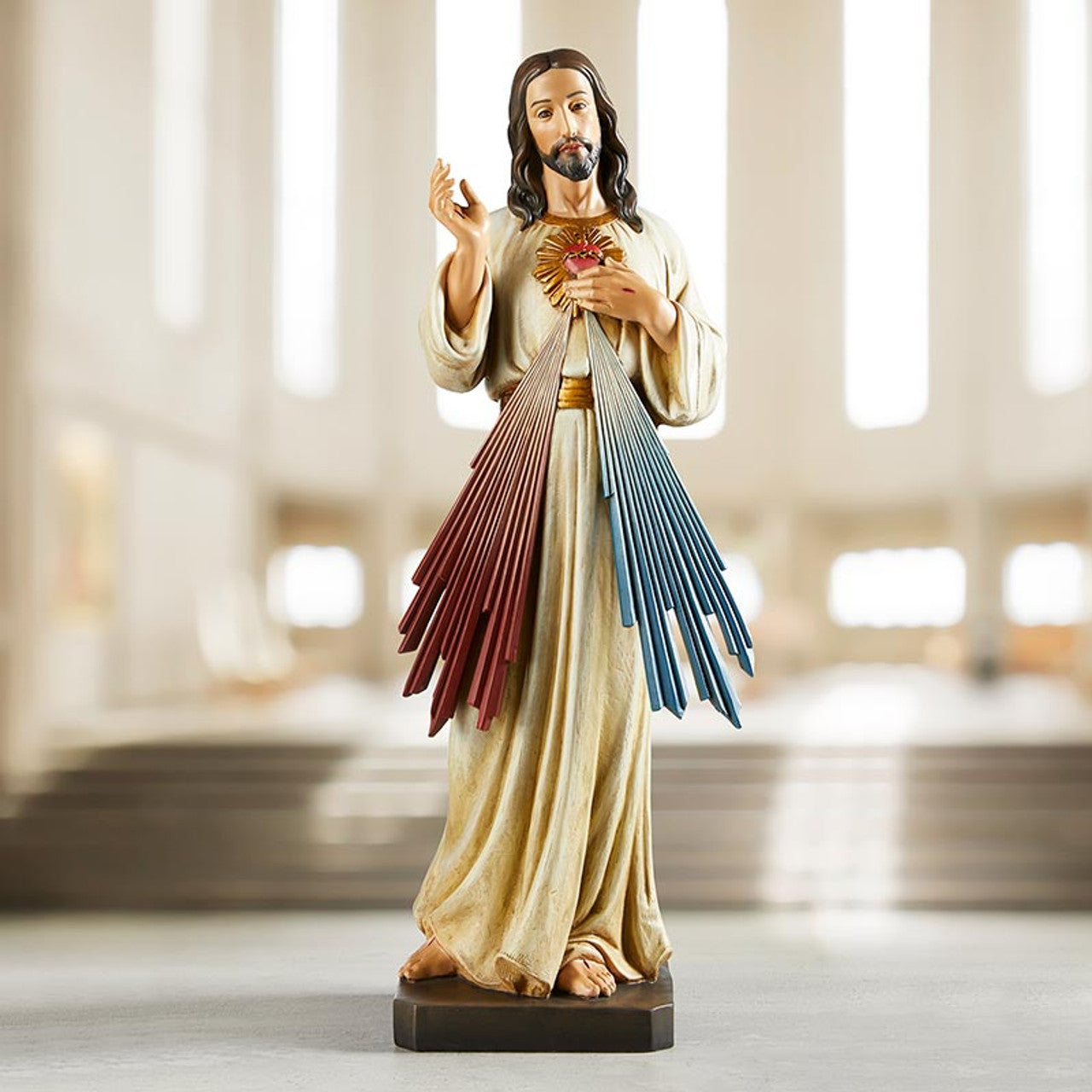 24" H Divine Mercy Statue