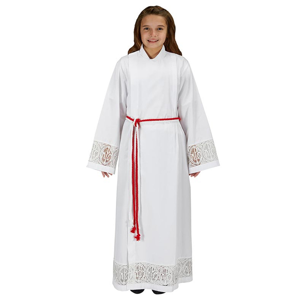 Alpha & Omega Altar Server Front Wrap Alb