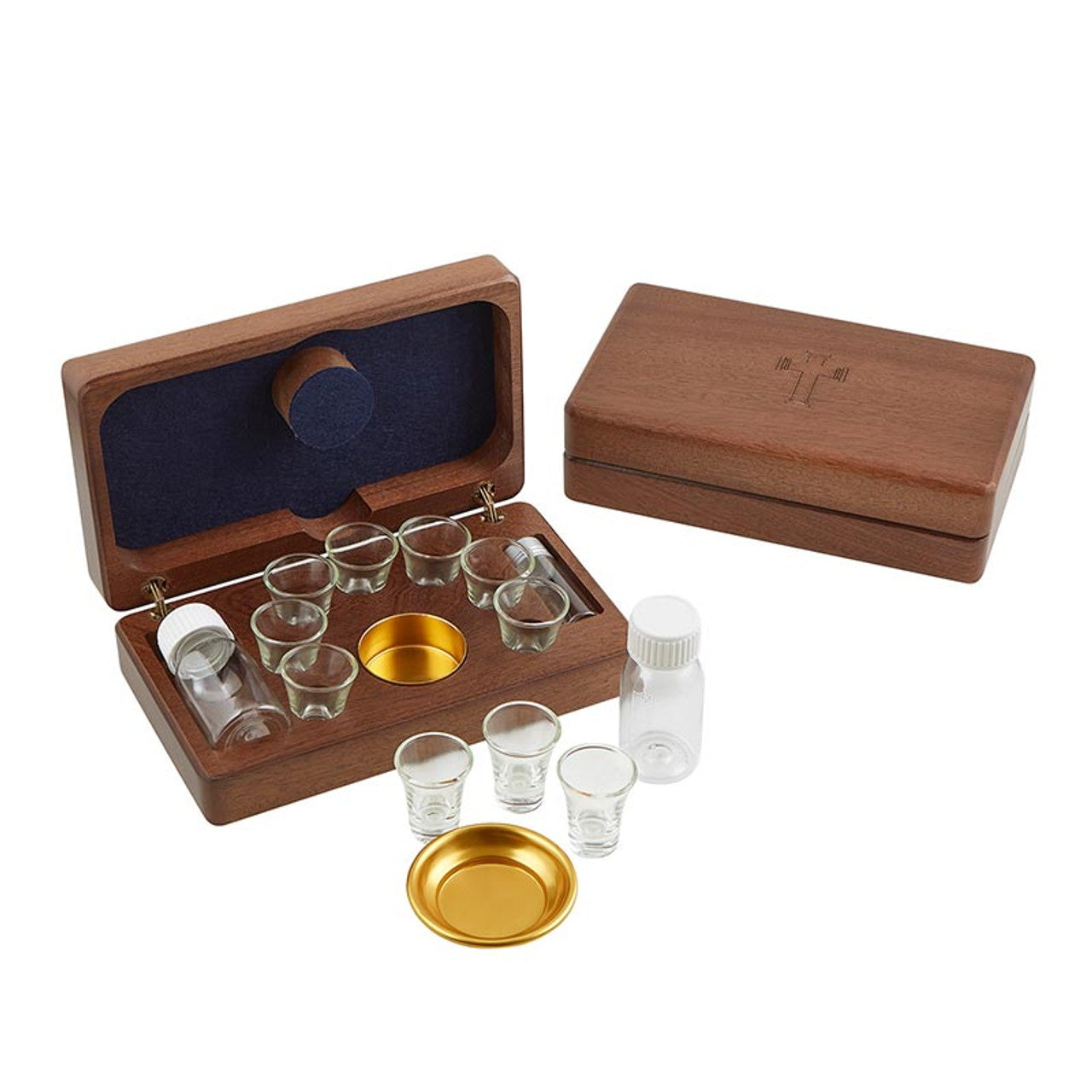 Wood Communion Set - 7 cup