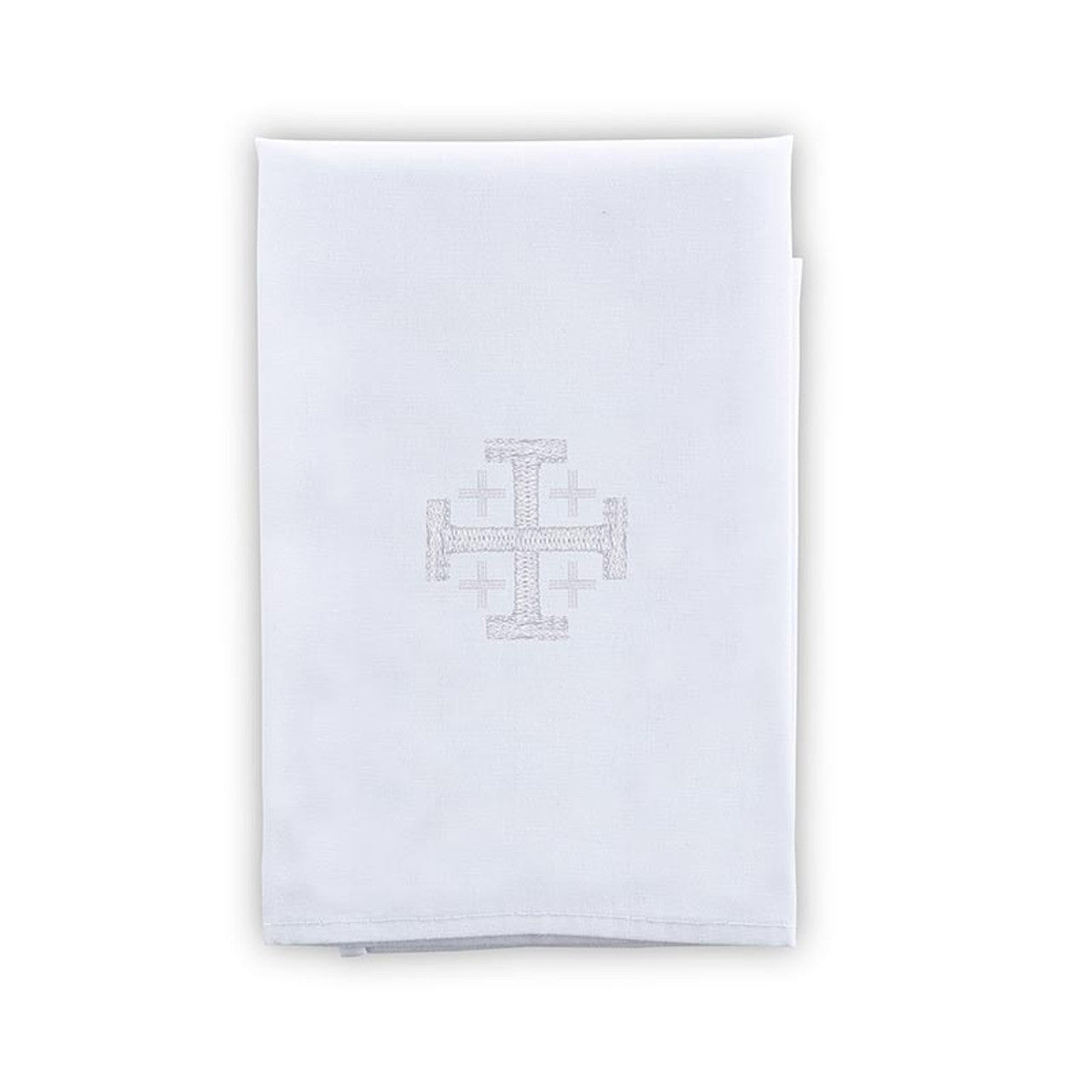 100% Cotton Jerusalem Cross Purificator - 4/pk