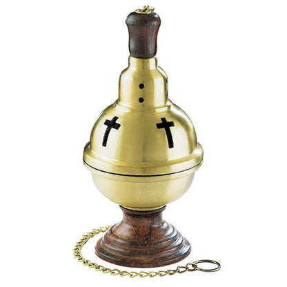 Censer with Wood Base