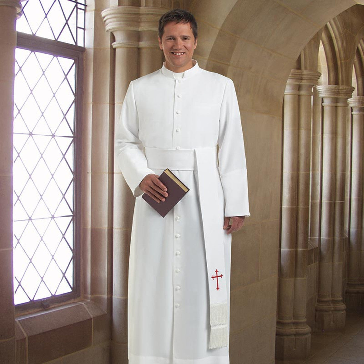 Carlisle Cassock - White