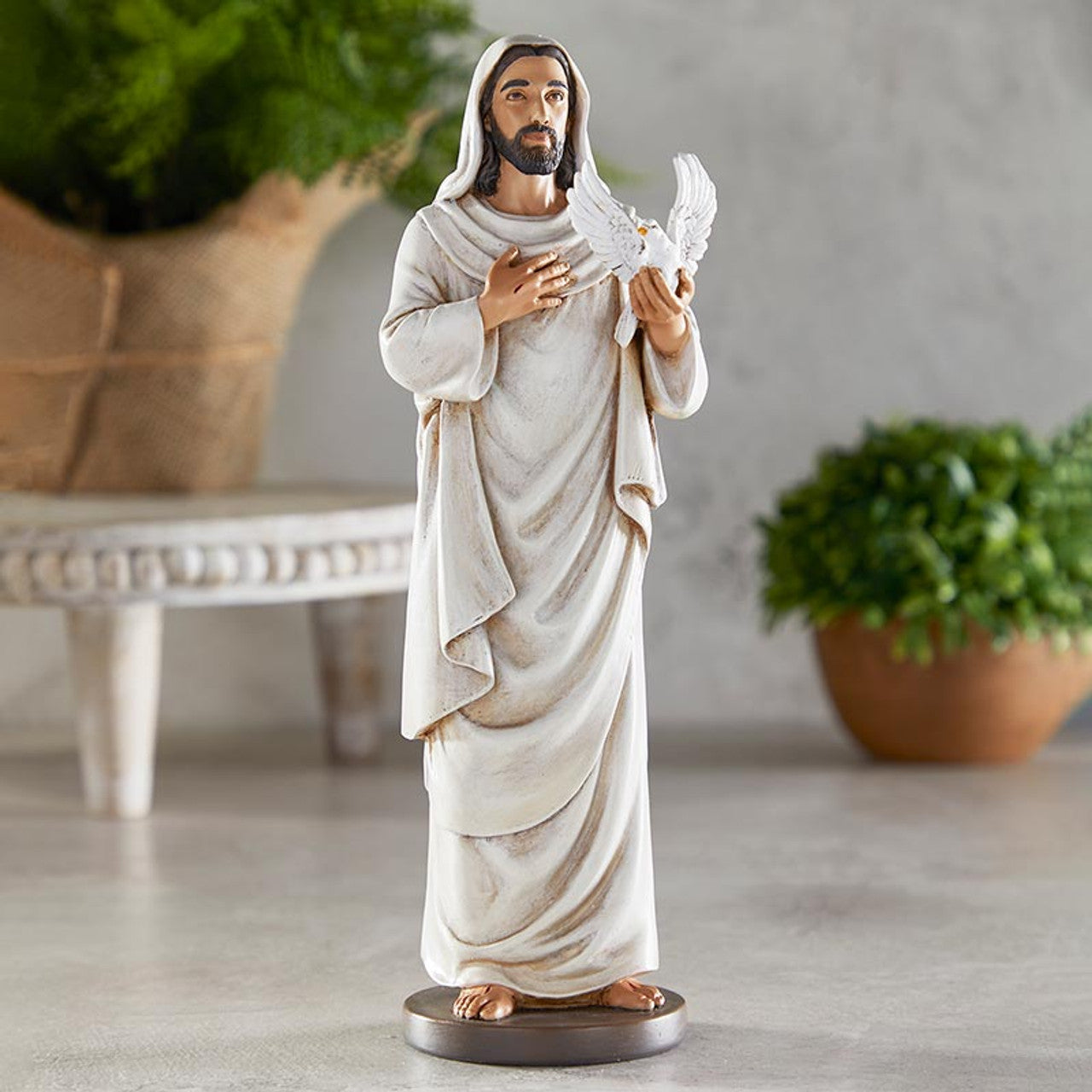 Toscana 8" H Statue - Receive The Holy Spirit