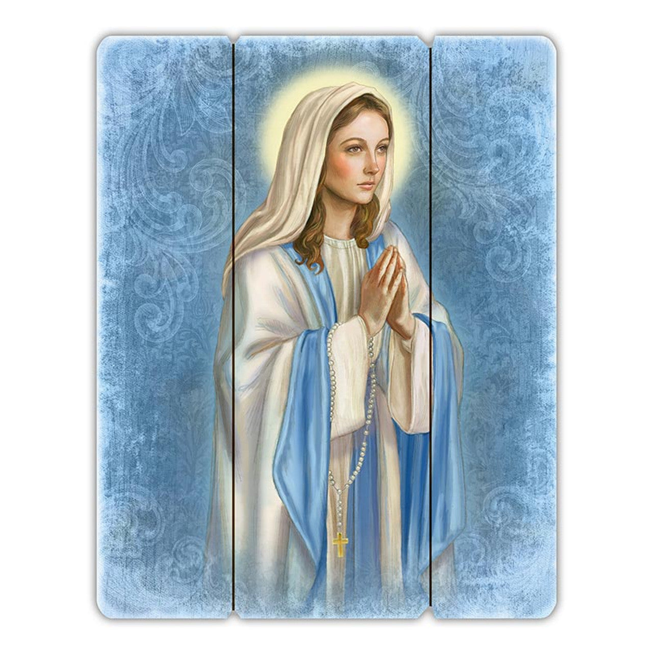 Wood Pallet Sign - Our Lady of The Rosary