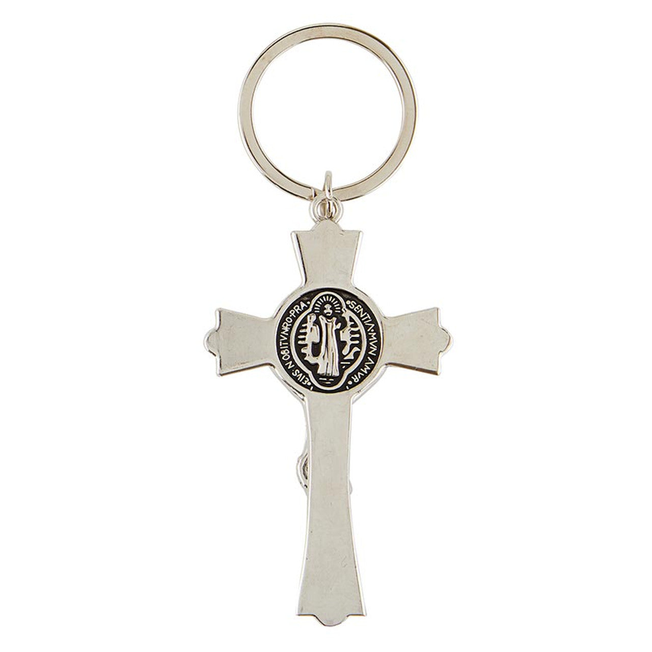 Saint Benedict Crucifix Keychain