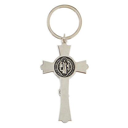 Saint Benedict Crucifix Keychain