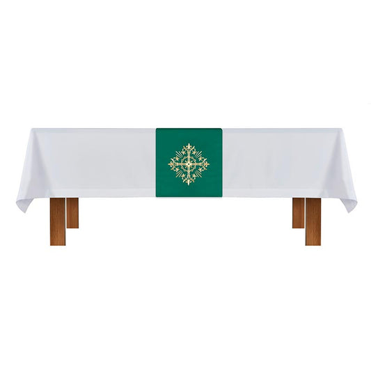 Altar Frontal and  Holy Trinity Cross Overlay Cloth - Set of 2 (J0943WGR)