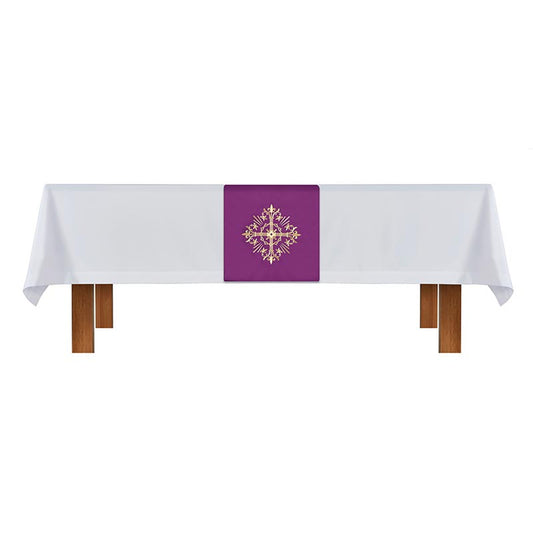 Altar Frontal and  Holy Trinity Cross Overlay Cloth - Set of 2 (J0943WPR)