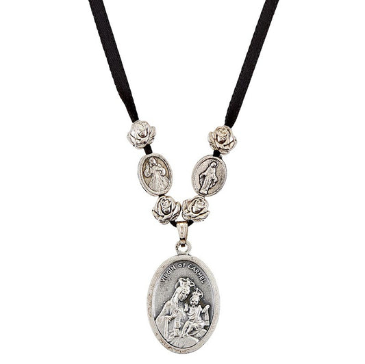 Ribbon Necklace - Sacred Heart