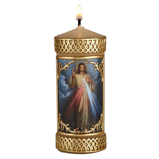 Divine Mercy Devotional Candle