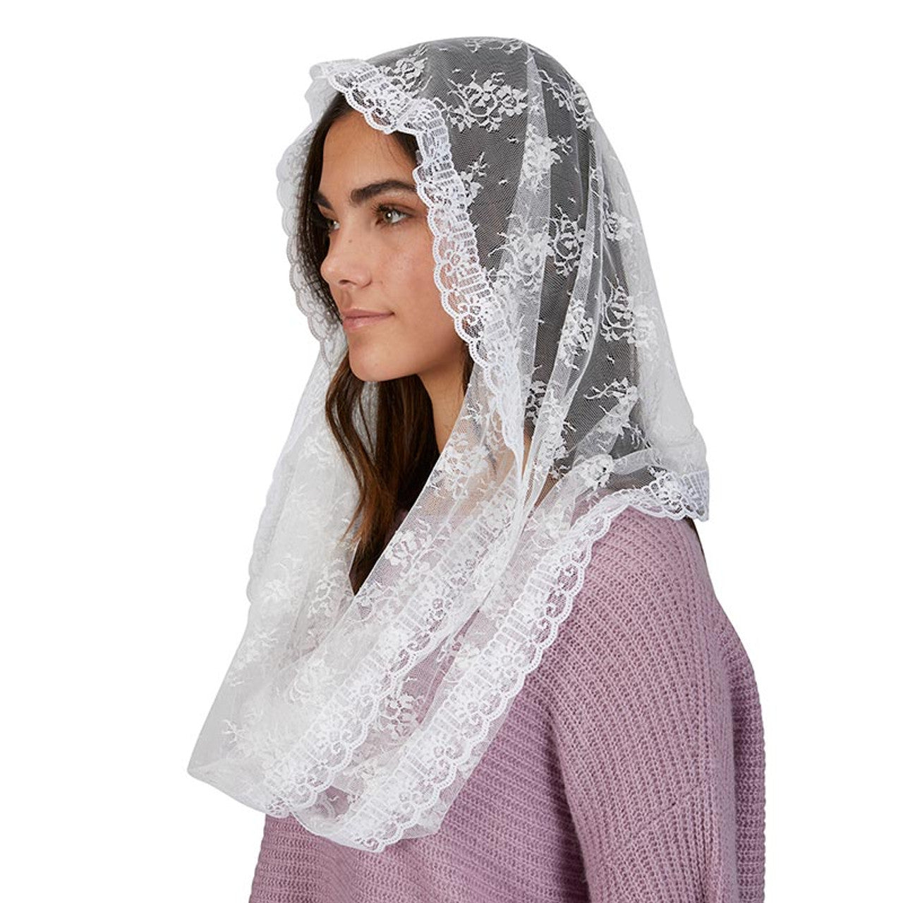 Infinity Chapel Veil - White