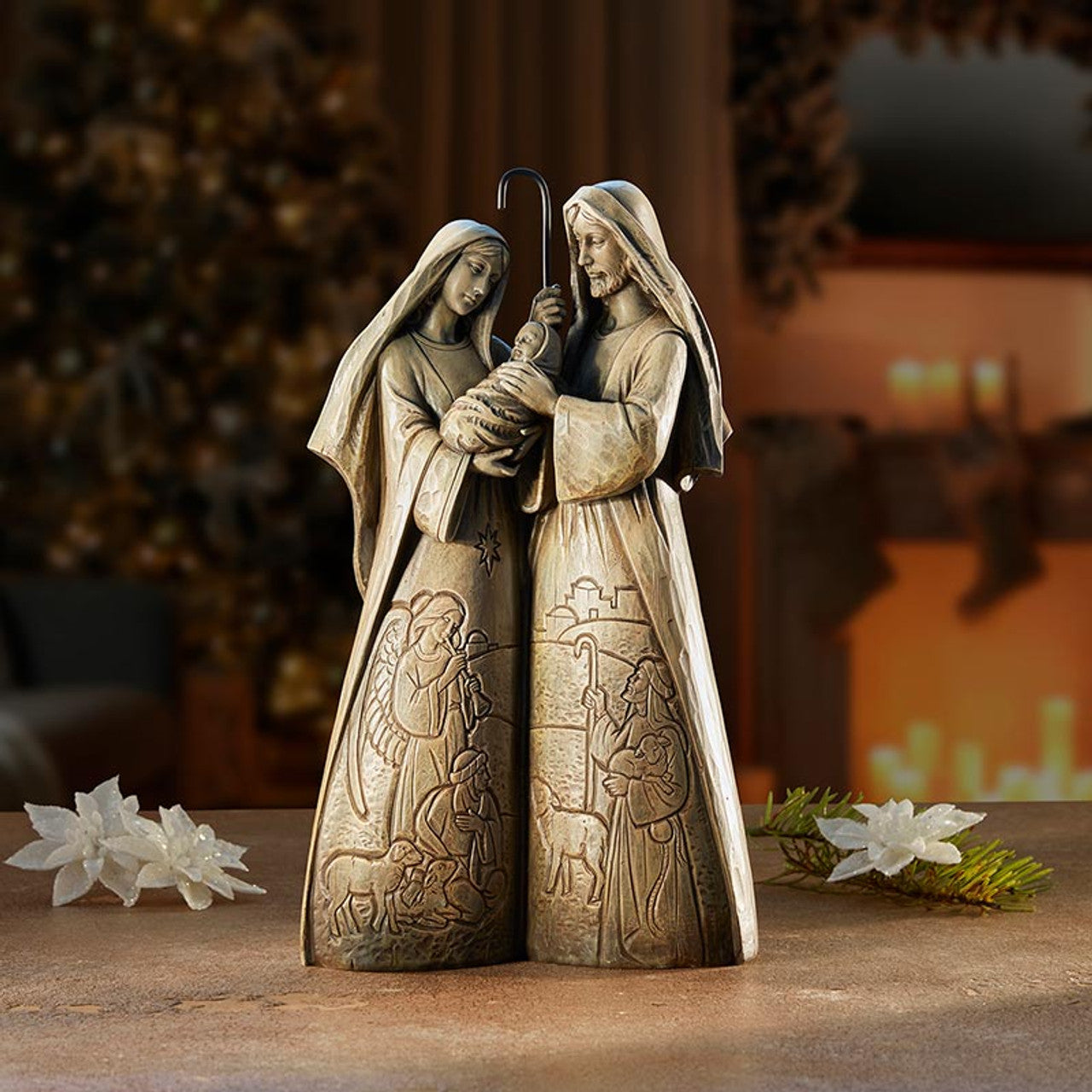 12'' Holy Family Of Bethlehem Statue