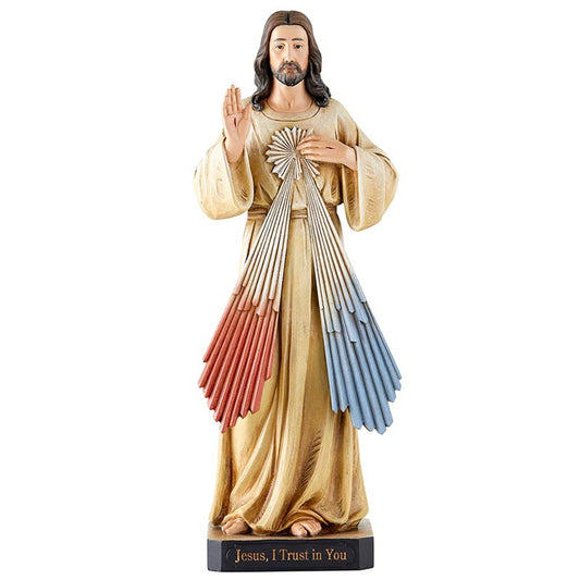 12" H Divine Mercy Statue