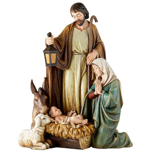 14-1/2''H Lamb Of God Nativity Statue