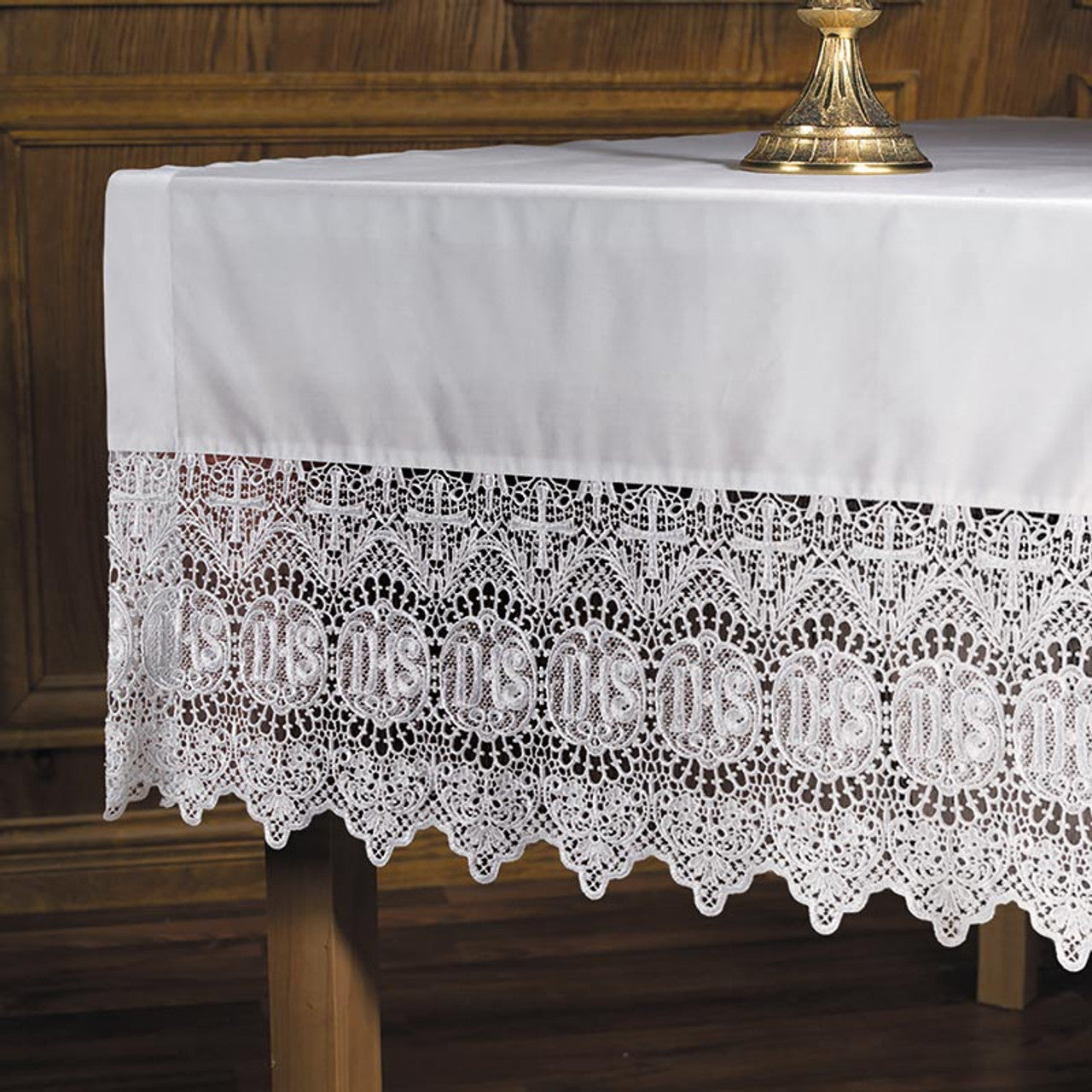 IHS Lace Altar Frontal (J5540)