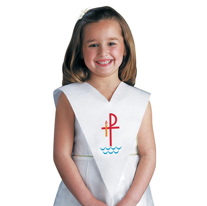 Chi Rho Baptismal Stole - 12/pk