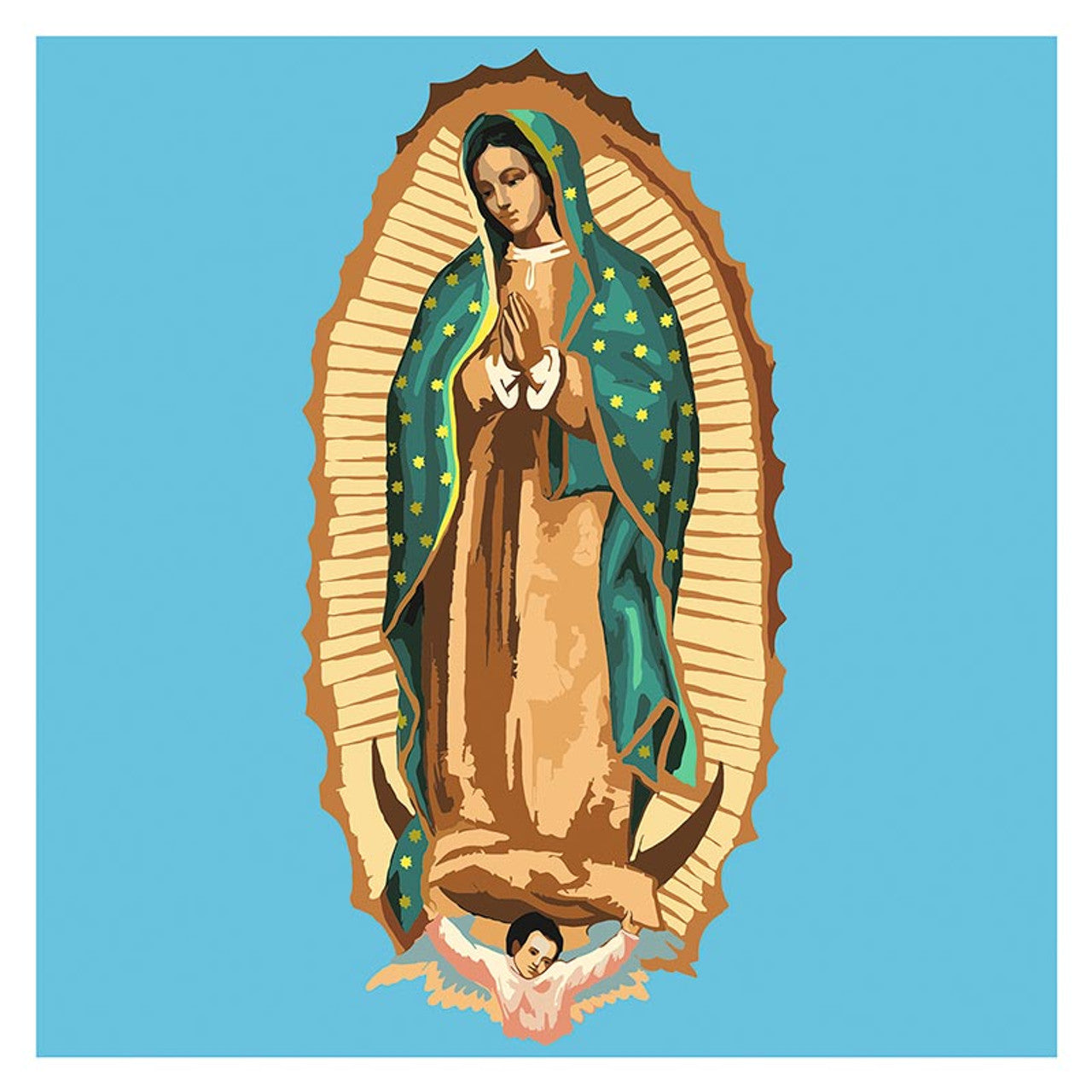 Paint-by-Numbers - Our Lady of Guadalupe