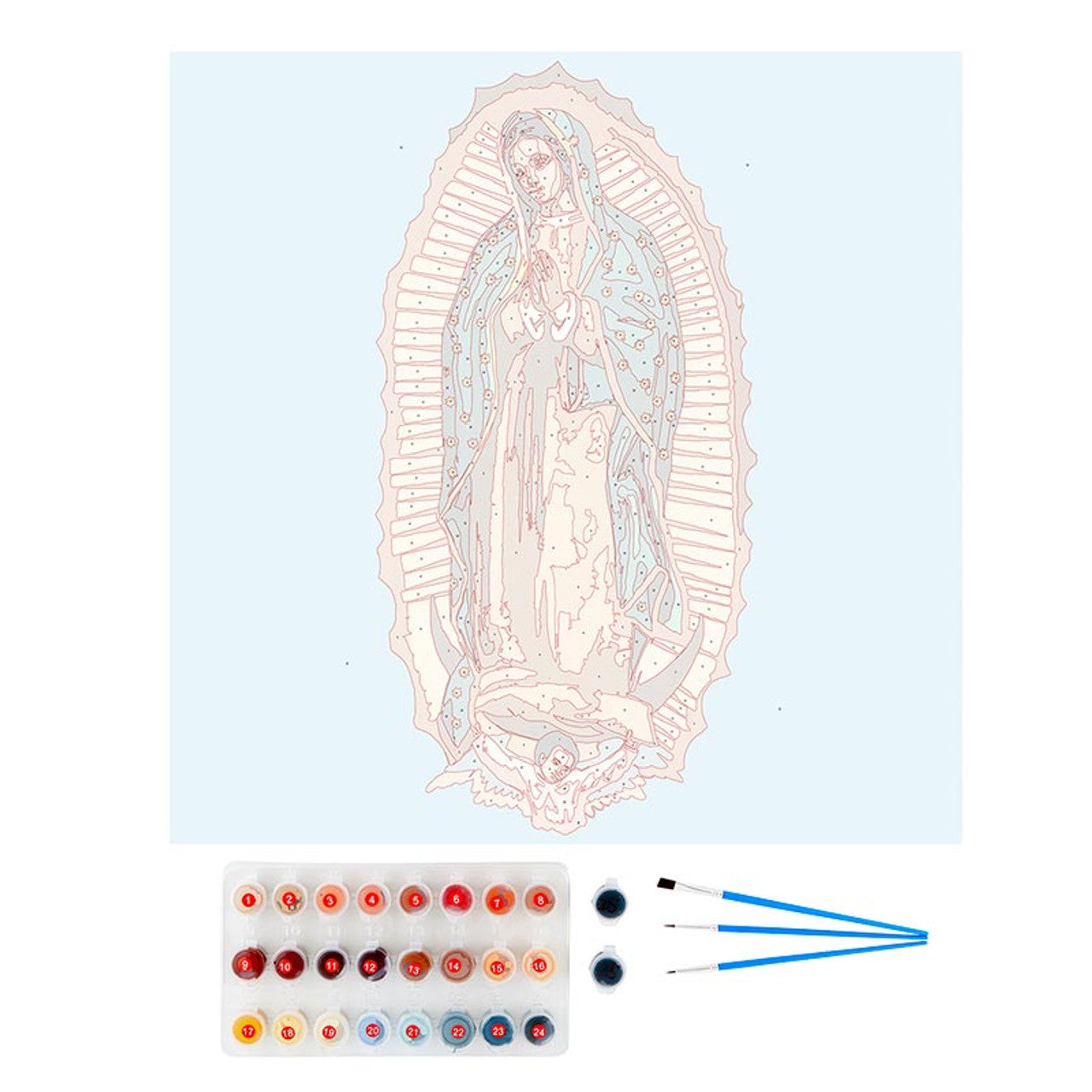 Paint-by-Numbers - Our Lady of Guadalupe