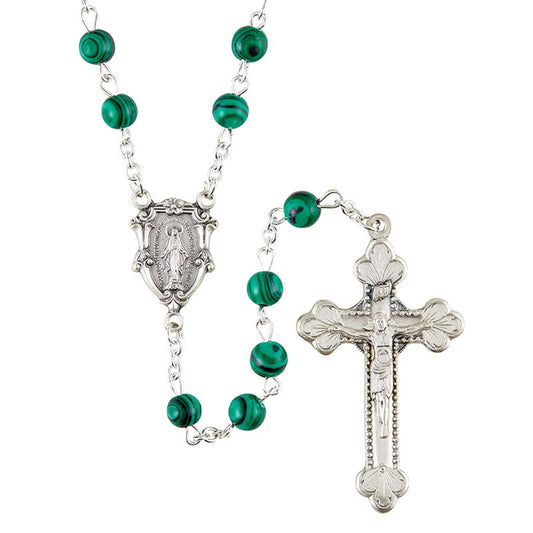 Gemstone Rosaries - Malachite