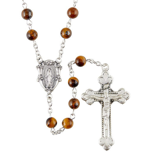 Gemstone Rosaries - Tiger Eye