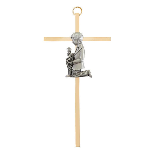 First Communion Boy Cross (JC-1075-E)