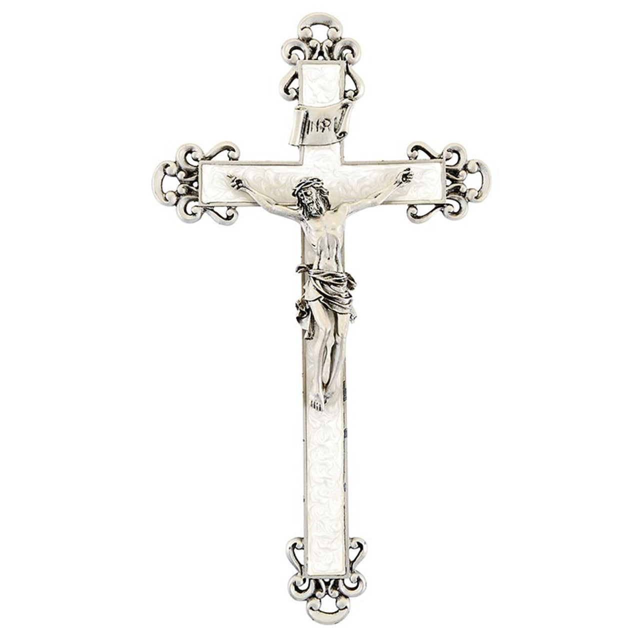 Crucifix - Pearlized White (JC-7105-E)