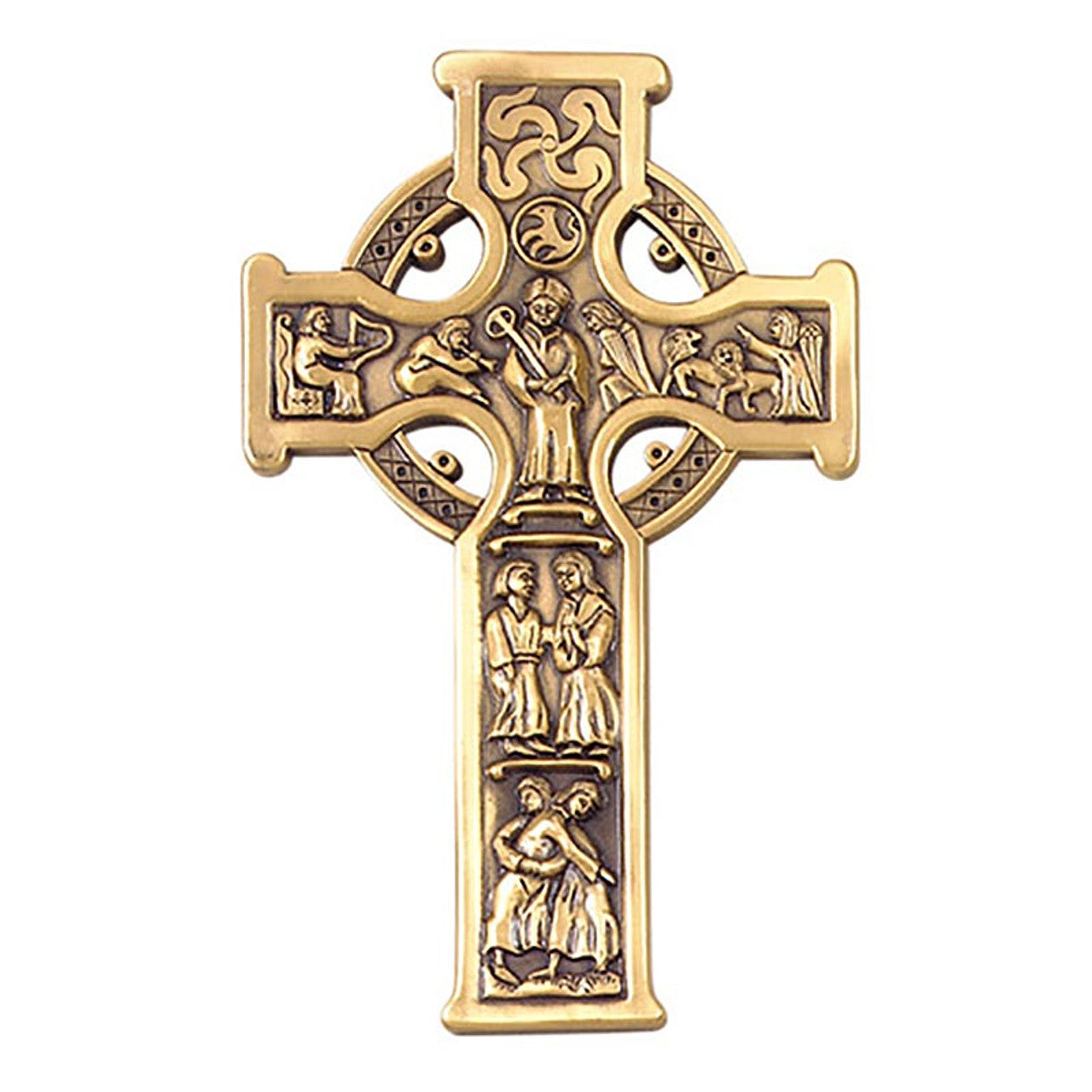 8" Fine Pewter Celtic Cross, Style JC9012K