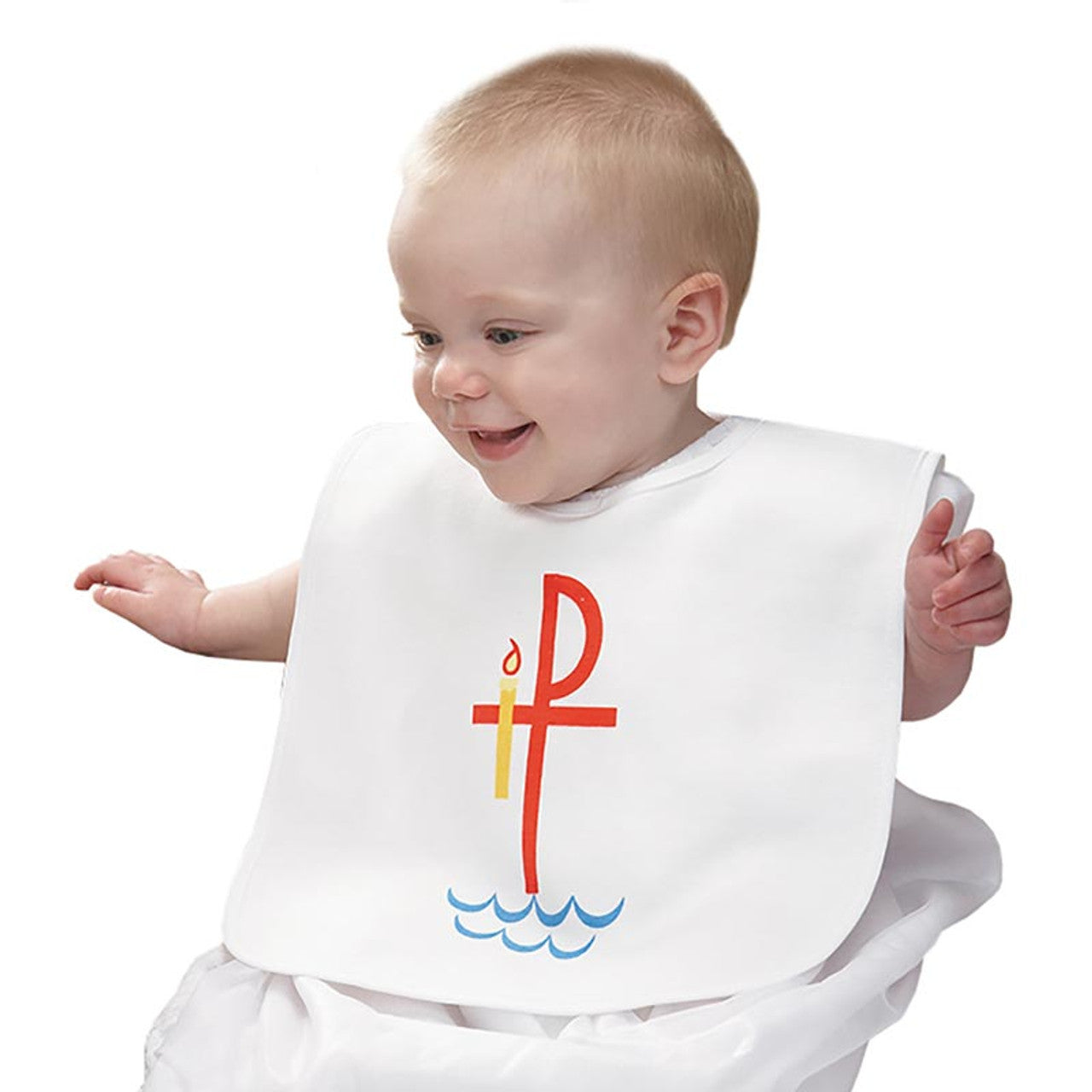 Baptismal Bib With Velcro