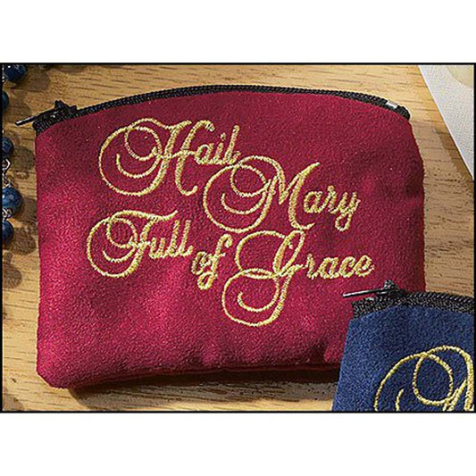 Hail Mary Rosary Case - 3/pk