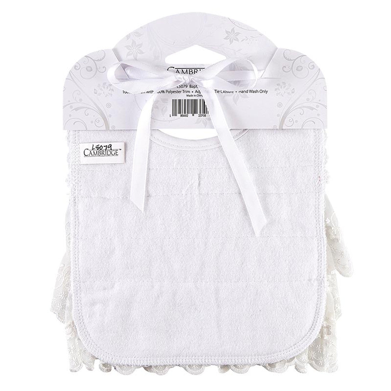 Baptismal Bib with Lace (L5079)