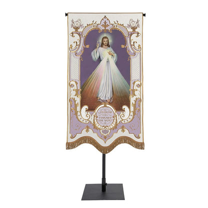 Divine Mercy Vintage Banner    (L5217)