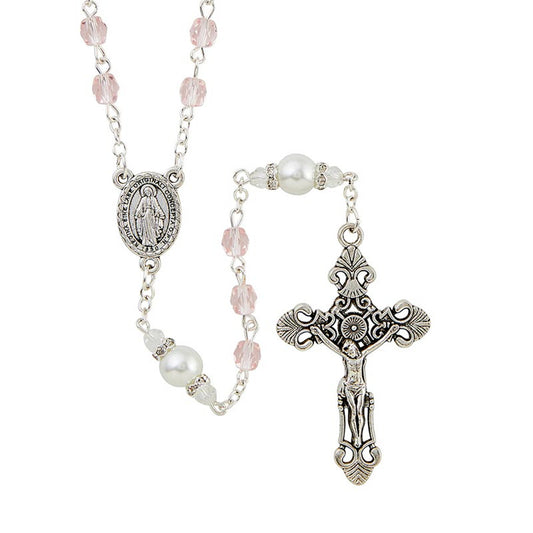 Gift of New Life Collection - Pink Rosary