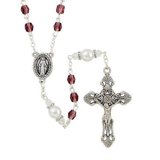 Gift of New Life Collection - Amethyst Rosary