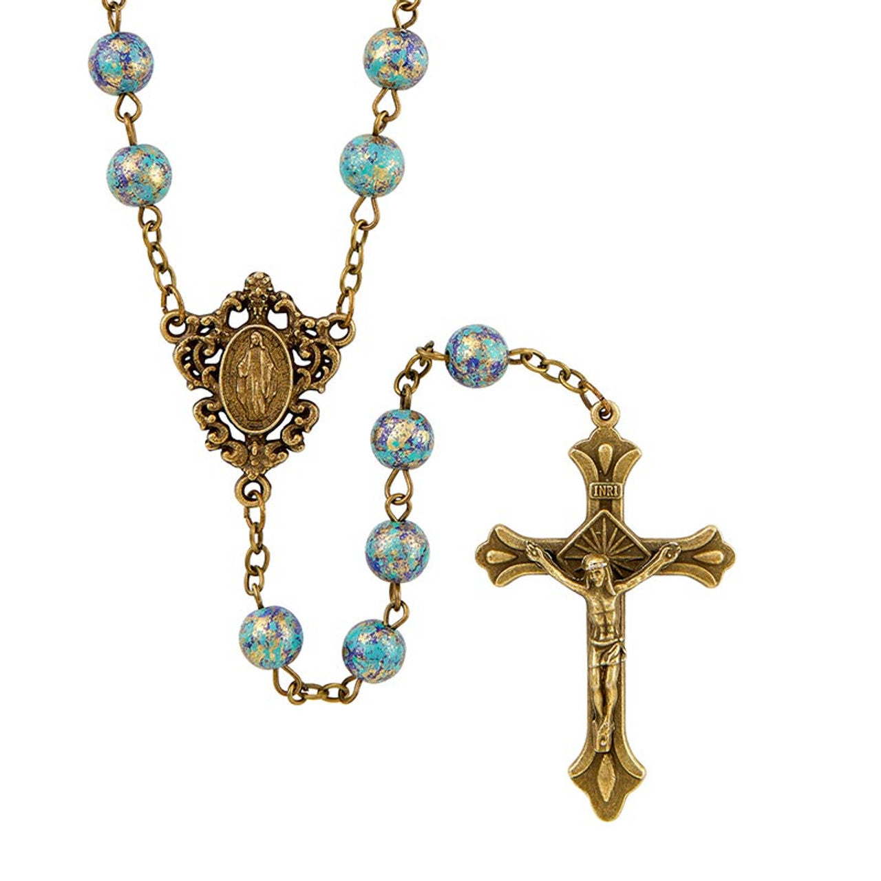 Sistine Collection - Sapphire Rosary