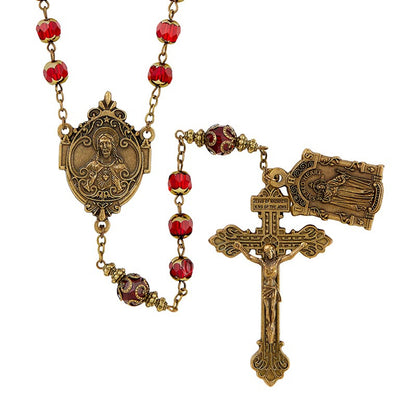 Vintage Rosary - Sacred Heart