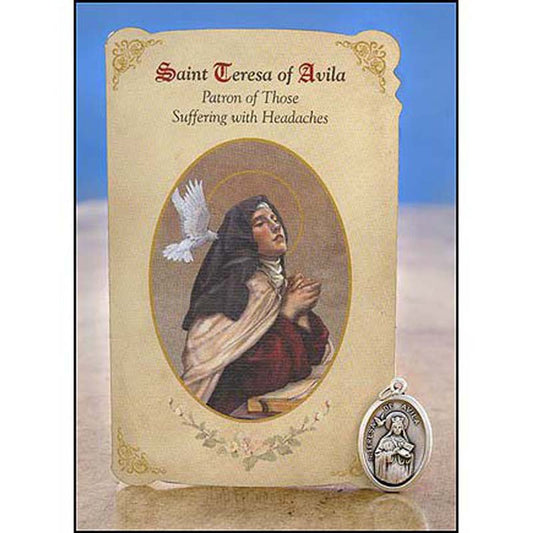 Teresa of Avila Migraine Healing Medal Set - 6/pk