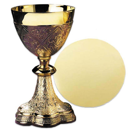 Embossed Vines Chalice with Paten