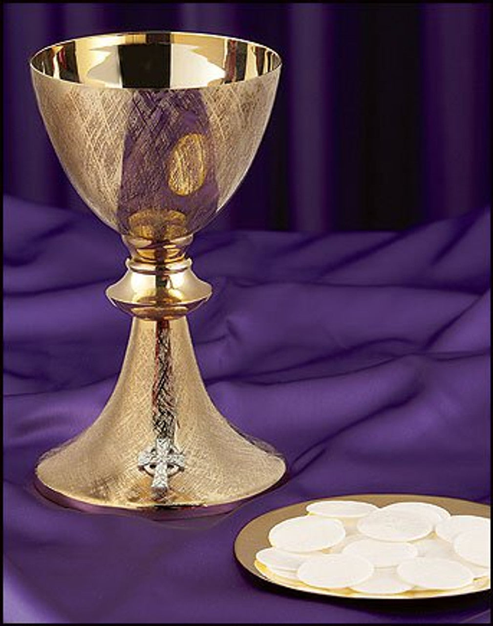 Celtic Cross Chalice with Paten