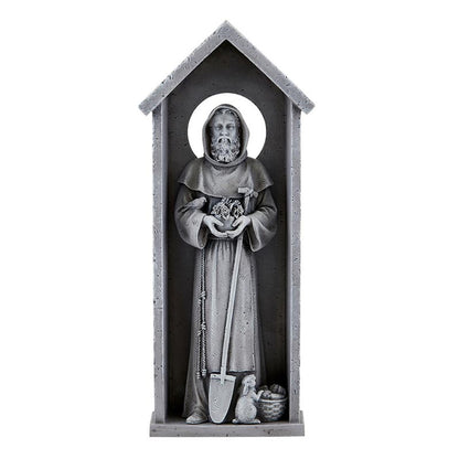 12.5" H Saint Fiacre Wall Plaque