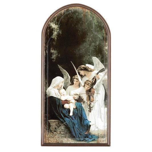 Arched Plaque - Song of Angels