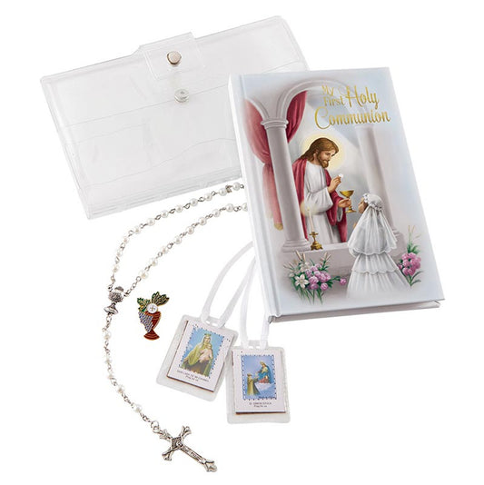 First Communion Wallet Set - Girls