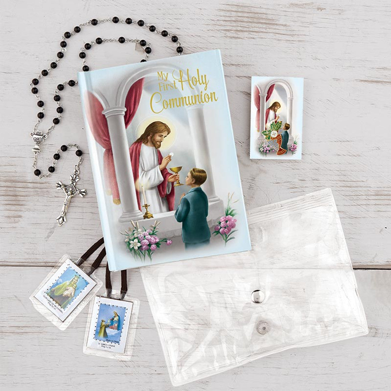 First Communion Wallet Set -Boys