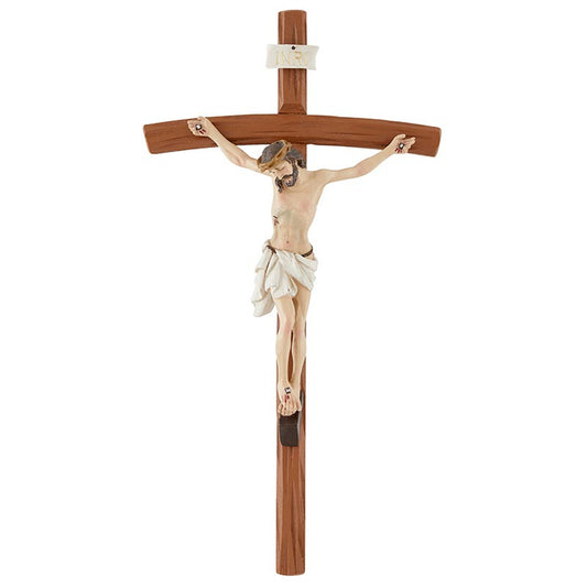 12" H Smooth Finish Crucifix