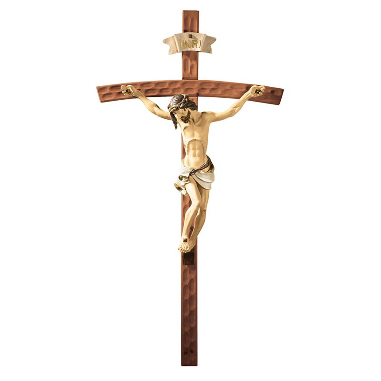 50" H Hammered Finish Crucifix