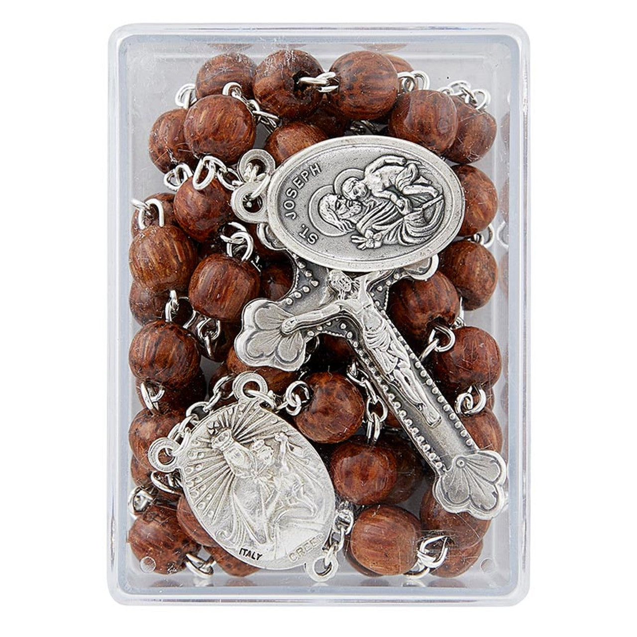 Coco Bead Rosary - Saint Joseph