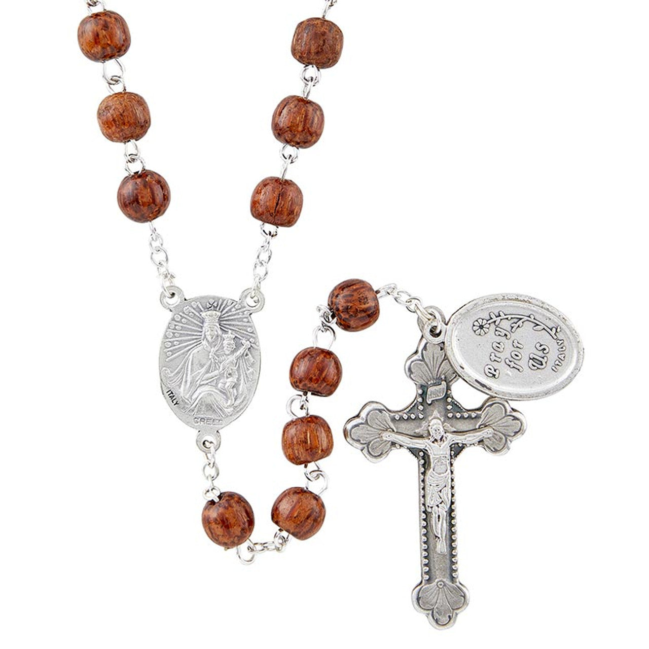 Coco Bead Rosary - Saint Anthony