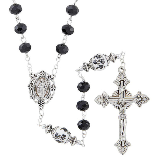 Florentine Collection Rosary - Jet